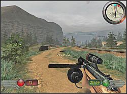 Nie wsiadaj do drezyny, zamiast tego skieruj się w stronę ścieżki usytuowanej przy torach - Stacja Negotin (3) | Misja 6 | Mortyr 2 For Ever - Mortyr 2: For Ever - poradnik do gry