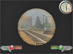 Miej na uwadze to, że w okolicy pojawili się wrodzy snajperzy - Stacja Negotin (3) | Misja 6 | Mortyr 2 For Ever - Mortyr 2: For Ever - poradnik do gry