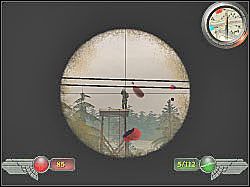 Zwróć też uwagę na wzgórza po prawej - Stacja Negotin (3) | Misja 6 | Mortyr 2 For Ever - Mortyr 2: For Ever - poradnik do gry