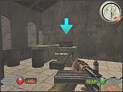 Skieruj się do lewego budynku, w którym ukryto materiały wybuchowe - Stacja Negotin (4) | Misja 6 | Mortyr 2 For Ever - Mortyr 2: For Ever - poradnik do gry