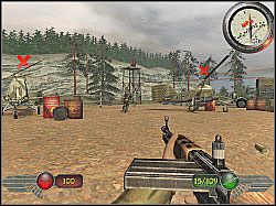 Chwilowo zignoruj znajdujące się tu helikoptery, a zajmij się wrogimi żołnierzami - Stacja Negotin (4) | Misja 6 | Mortyr 2 For Ever - Mortyr 2: For Ever - poradnik do gry