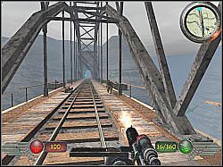 Przygotuj sobie snajperkę i pozbądź się widocznych w oddali przeciwników - Ostatni most (3) | Misja 7 | Mortyr 2 For Ever - Mortyr 2: For Ever - poradnik do gry