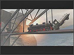 Po dotarciu do miejsca oznaczonego niebieską strzałką załączy się scenka przerywnikowa - Ostatni most (3) | Misja 7 | Mortyr 2 For Ever - Mortyr 2: For Ever - poradnik do gry