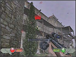 Omiń wieżę, na której znajdował się snajper i idź dalej - Monastyr (2) | Misja 8 | Mortyr 2 For Ever - Mortyr 2: For Ever - poradnik do gry