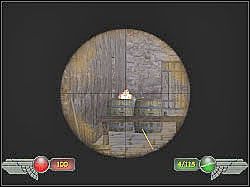 W sąsiednim pomieszczeniu (oddzielonym schodami) znajduje się kilku przeciwników - Monastyr (3) | Misja 8 | Mortyr 2 For Ever - Mortyr 2: For Ever - poradnik do gry