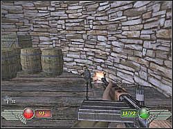Kolejni wrogowie stoją na schodach prowadzących na dół - Monastyr (3) | Misja 8 | Mortyr 2 For Ever - Mortyr 2: For Ever - poradnik do gry