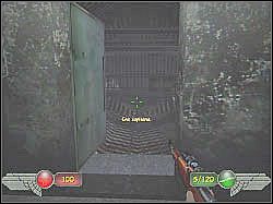 Dotrzesz w końcu do charakterystycznych drzwi (screen) - Ostatnia bitwa (3) | Misja 11 | Mortyr 2 For Ever - Mortyr 2: For Ever - poradnik do gry