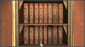 Biblioteczka opadła i odsłoniło się sekretne przejście - 12 TOMAHNA | Myst IV Objawienie - Myst IV: Objawienie - poradnik do gry