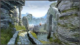 Przy kamiennej budowli spotkałem Anyę, Opiekunkę Serenii oraz Yeeshy, o której wspomniała w pamiętniku - 29 SERENIA | Myst IV Objawienie - Myst IV: Objawienie - poradnik do gry