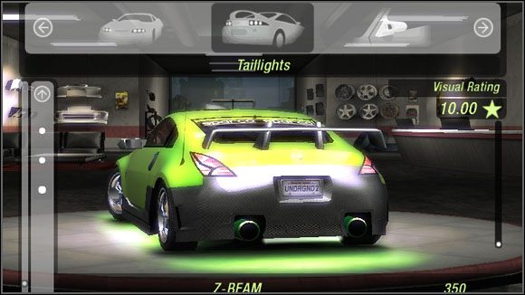 Nazwa - Karoseria - Tylne światła | Sklepy w Need for Speed Underground 2 - Need for Speed: Underground 2 - poradnik do gry