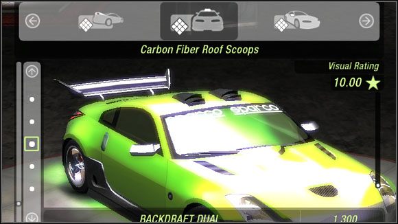 Nazwa - Karoseria - Carbon Fiber Roof Scoops | Sklepy w Need for Speed Underground 2 - Need for Speed: Underground 2 - poradnik do gry