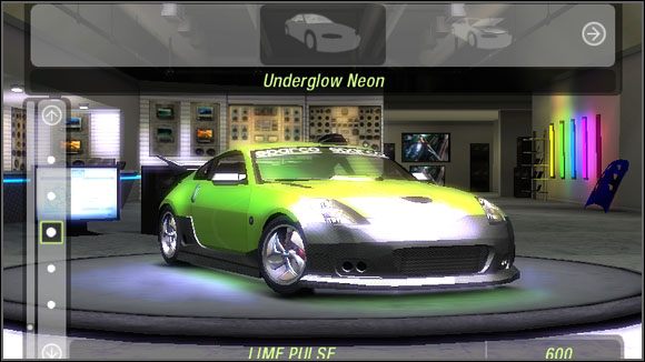 Nazwa - Osprzęt - Neony | Sklepy w Need for Speed Underground 2 - Need for Speed: Underground 2 - poradnik do gry