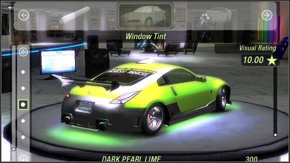 Nazwa - Osprzęt - Przyciemniane szyby | Sklepy w Need for Speed Underground 2 - Need for Speed: Underground 2 - poradnik do gry