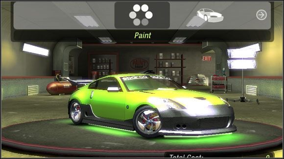 W tego typu sklepach zakupu następujące elementy ozdabiające nasz samochód - Graphics (Grafika) | Sklepy w Need for Speed Underground 2 - Need for Speed: Underground 2 - poradnik do gry