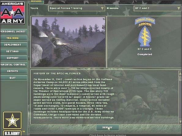 Trening rozpoczynasz w helikopterze, który dolatuje właśnie na miejsce - SF E and E (1) | Trening Komandosa | Americas Army Special Forces - Americas Army: Special Forces - poradnik do gry