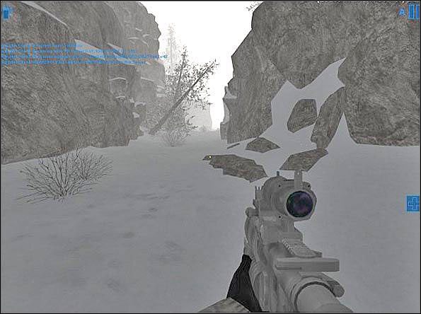 Przed Tobą wąwóz; to właśnie tam, za mgłą, czyha na Ciebie wróg - Assault (1) | SF Arctic | Americas Army Special Forces - Americas Army: Special Forces - poradnik do gry