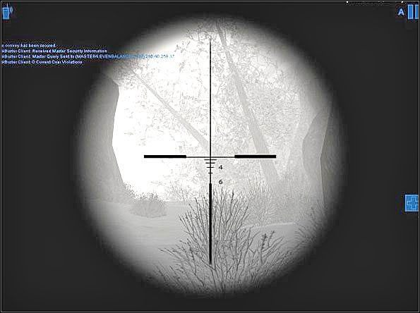Tak jak po lewej stronie, po prawej masz strategiczny punkt - wąski przesmyk, który będzie forsowany przez siły wroga - Defense (2) | SF Arctic | Americas Army Special Forces - Americas Army: Special Forces - poradnik do gry