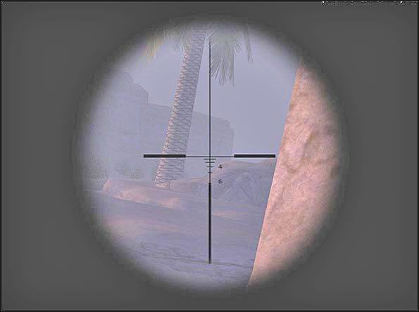 Czasami dobrym rozwiązaniem jest zaobserwowanie sytuacji przez celownik a następnie przełączenie broni w tryb granatnika i strzelenie w to miejsce - Defense (2) | SF Oasis | Americas Army Special Forces - Americas Army: Special Forces - poradnik do gry