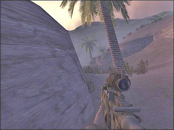 Kilkanaście metrów wcześniej też można zająć dogodną pozycję - Defense (1) | SF Oasis | Americas Army Special Forces - Americas Army: Special Forces - poradnik do gry