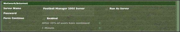 Server Name [Nazwa serwera ] - tutaj wpisujemy nazwę serwera - Ustawienia - gra sieciowa - Informacje ogólne - Football Manager 2005 - poradnik do gry