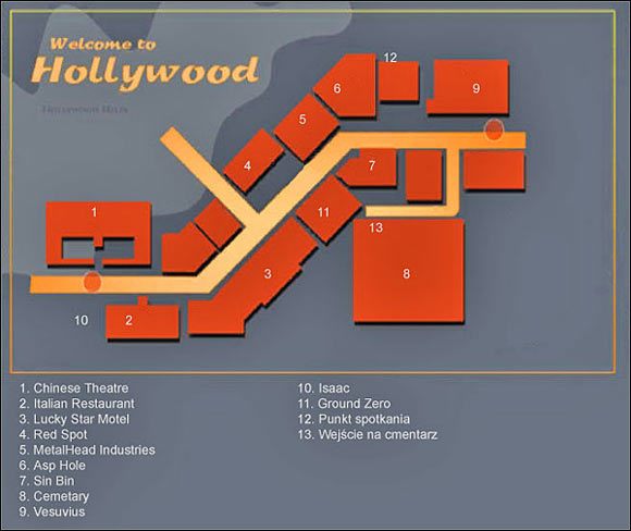 1 - Hollywood - Mapy | Vampire The Masquerade Bloodlines - Vampire The Masquerade: Bloodlines - poradnik do gry