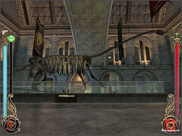 Teraz lockpickuj drzwi na lewo od głowy szkieletu brontozaura (whatever) - Museum | Vampire The Masquerade Bloodlines - Vampire The Masquerade: Bloodlines - poradnik do gry