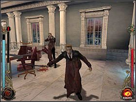 Idź w prawo i przejdź przez pomieszczenia z rusztowaniami - Ostatnia bitwa | Vampire The Masquerade Bloodlines - Vampire The Masquerade: Bloodlines - poradnik do gry