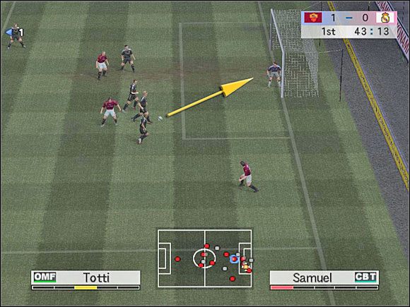 Kółko, kółko, kółko - rewelacyjne zagranie, potrzebne i skuteczne - Dośrodkowania | Zagrania | Pro Evolution Soccer 4 - Pro Evolution Soccer 4 - poradnik do gry