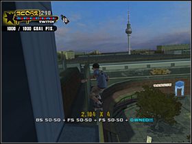 12 - Berlin (2) | Mapy z gapami | Tony Hawks Underground 2 World Destruction Tour - Tony Hawks Underground 2: World Destruction Tour - poradnik do gry