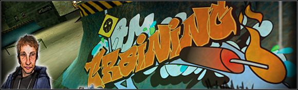 Mała notka: poziom Training, jak sama nazwa wskazuje, jest swoistym Tutorialem - wprowadza początkujących w tajniki gry - Training | Story Mode | Tony Hawks Underground 2 World Destruction Tour - Tony Hawks Underground 2: World Destruction Tour - poradnik do gry
