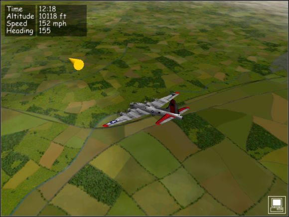 Pomoc przy lądowaniu zawsze jest mile widziana. - Powrót do bazy. Lądowanie. - Teoria - B-17 Flying Fortress II: The Mighty 8th - poradnik do gry