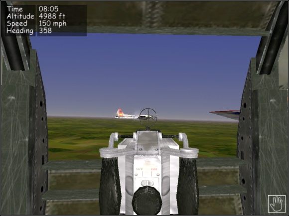 W prawdziwych misjach wrogie samoloty nie będą tak łatwym celem. - Misja treningowa #6 - Strzelanie - Misje - B-17 Flying Fortress II: The Mighty 8th - poradnik do gry