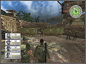 Waszym zadaniem jest nauczenie się wydawania rozkazów podwładnym - Misja 1 Ghost Town [03] - Conflict: Vietnam - poradnik do gry