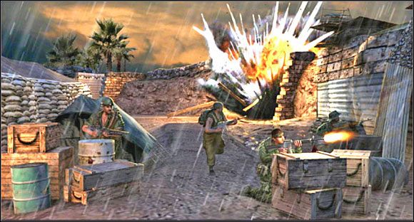 Misja w całości rozgrywa się w bazie, w której zaczynamy na początku gry - Misja 3 Tet Offensive [01] - Conflict: Vietnam - poradnik do gry