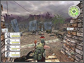 Idąc dalej przemierzamy bazę cały czas co chwila walcząc - Misja 3 Tet Offensive [02] - Conflict: Vietnam - poradnik do gry