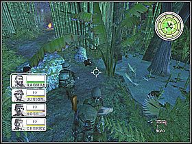 Z góry widzimy drogę, którą za chwilę będziemy podążać - Misja 4 Bad Moon [01] - Conflict: Vietnam - poradnik do gry