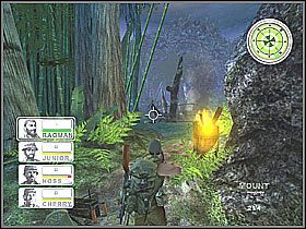 W jaskini znajdziecie trochę amunicji, a po chwili potrzecie do zestrzelonego drugiego śmigłowca - Misja 4 Bad Moon [02] - Conflict: Vietnam - poradnik do gry