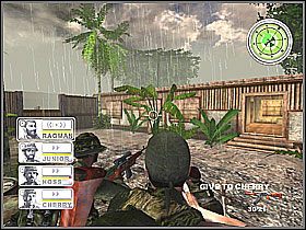 To już ostatnie miejsce, gdzie należy zajrzeć, po czym udajemy się dalej w pokazanym kierunku - Misja 5 Hill-933 [03] - Conflict: Vietnam - poradnik do gry