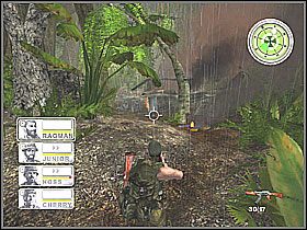 Po chwili wędrówki przez dżunglę docieramy do końca misji - Misja 5 Hill-933 [03] - Conflict: Vietnam - poradnik do gry