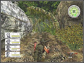 Po drugiej stronie mostu jest sporo wroga, tak że warto dobrze ubezpieczać rozminowującego - Misja 6 Into The Fire [02] - Conflict: Vietnam - poradnik do gry