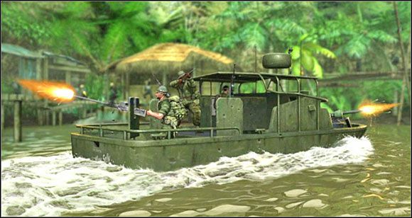 Jedyna w swoim rodzaju misja, w której płyniemy łódką - Misja 7 Charlie's Point [01] - Conflict: Vietnam - poradnik do gry