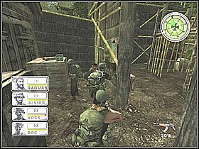 Tutaj odnajdziemy klucz do uwolnienia towarzyszy - Misja 10 Russian Roulette [03] - Conflict: Vietnam - poradnik do gry