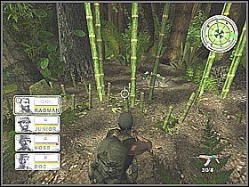 Warto na chwilę wysiąść z wozu, aby oczyścić teren - Misja 10 Russian Roulette [03] - Conflict: Vietnam - poradnik do gry