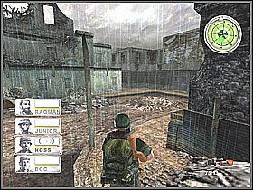 Po dokonaniu tego udajemy się dalej zgodnie z ułożeniem budynków - Misja 12 Bloody Hue [01] - Conflict: Vietnam - poradnik do gry