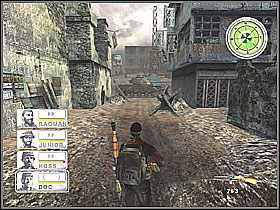 Po krótkiej rozmowie z nimi ukazuje się za rogiem czołg - Misja 12 Bloody Hue [02] - Conflict: Vietnam - poradnik do gry