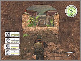 Przechodzimy obok płonącej maszyny - Misja 14 The Citadel [03] - Conflict: Vietnam - poradnik do gry