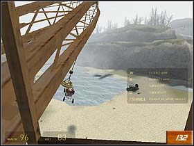 Obejdź dookoła biały domek i wejdź po drabinie na górę (#130) - Highway 17 (2) | Solucja Half-Life 2 - Half-Life 2 - poradnik do gry