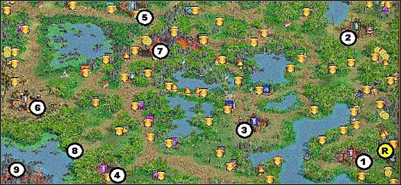 Cel: odszukać Wyrocznię Chaosu - Misja 1 | Kampania 2 Magnetyzm przeciwieństw | Heroes IV The Gathering Storm - Heroes of Might & Magic IV: The Gathering Storm - poradnik do gry