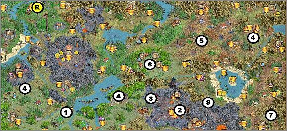 Cel: znaleźć i oczyścić południowy szlak - Misja 1 | Kampania 6 Burzowe chmury | Heroes IV The Gathering Storm - Heroes of Might & Magic IV: The Gathering Storm - poradnik do gry