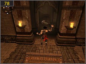 4 - Południowe przejście - przeszłość (2) | W pogoni za dziewczyną w czerni - Prince of Persia: Dusza Wojownika - poradnik do gry